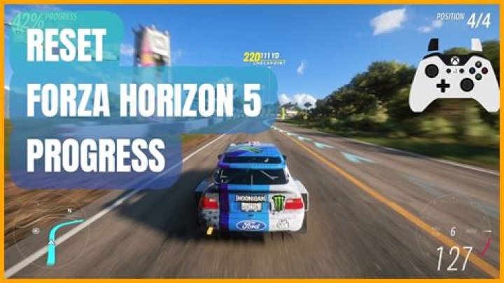 How to reset forza horizon 4