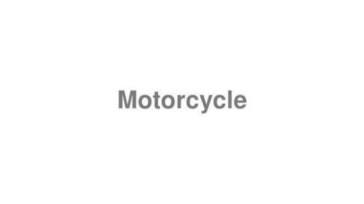 How to spell motorcycle