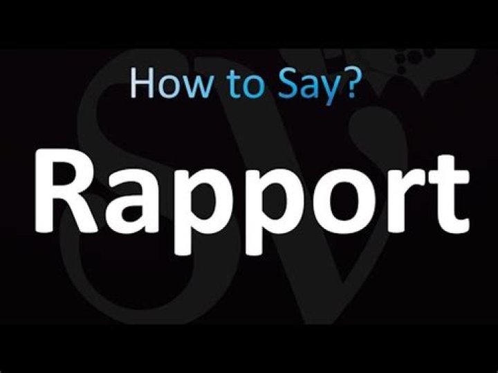 How to spell rapport