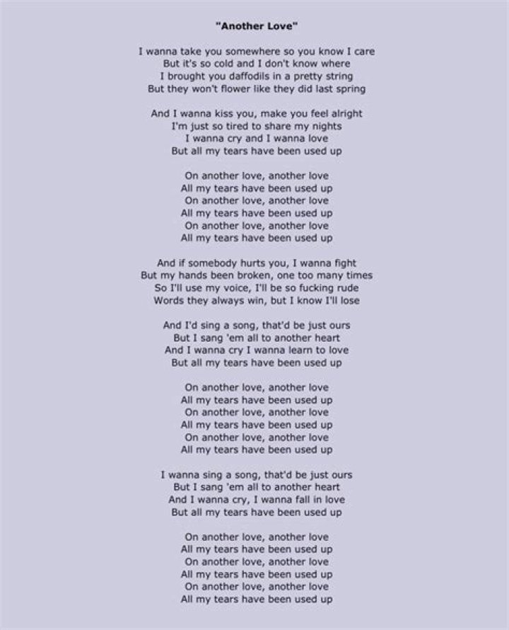 RENT’s
Goodbye Love Lyrics