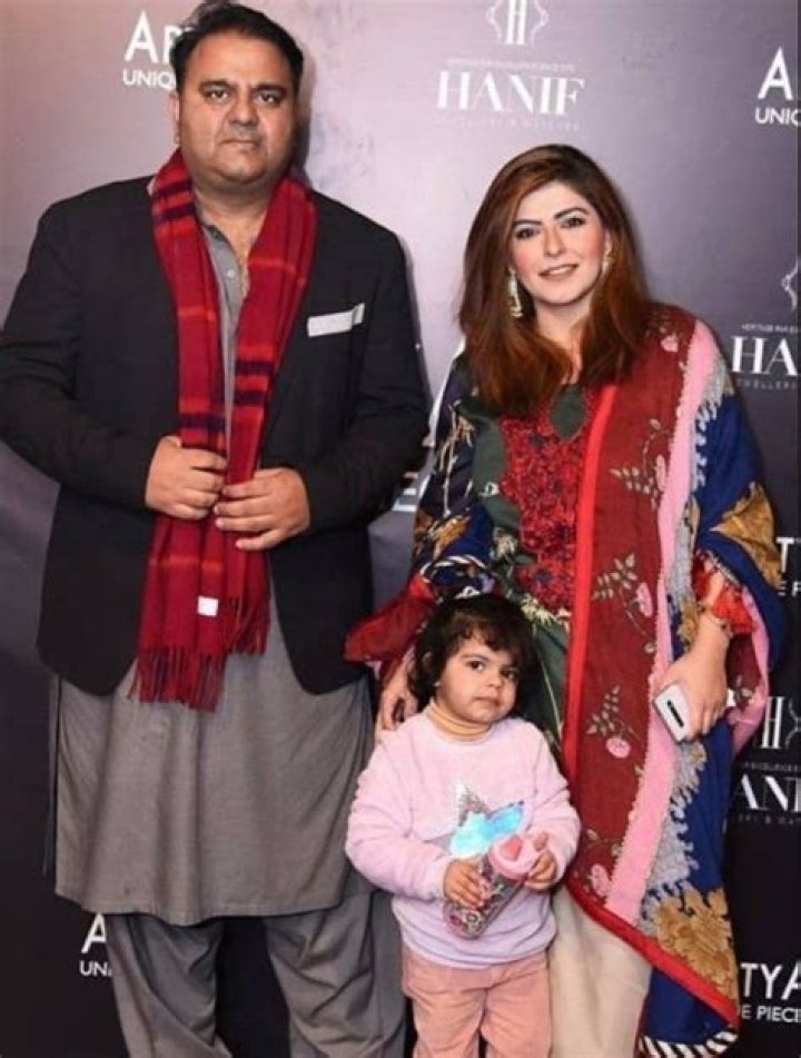 Who Is Fawad Chaudhry Wife Hiba Khan? Kids And Family